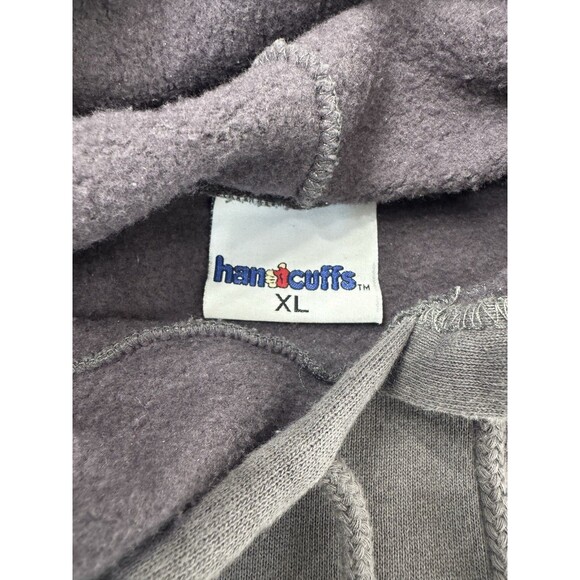 Vintage 90s Made In USA Handcuffs Pullover hoodie Mens Size XL Skateboarding - Picture 8 of 10